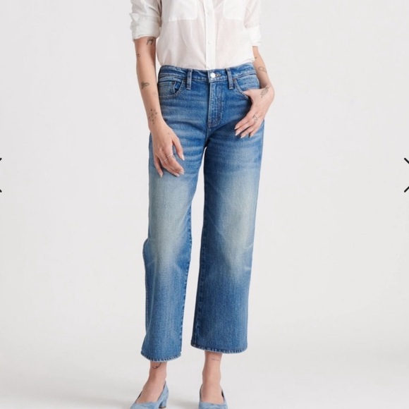 Lucky Brand Denim - Lucky Brand Dungarees Wild Child Crop Denim Jeans Women’s 14